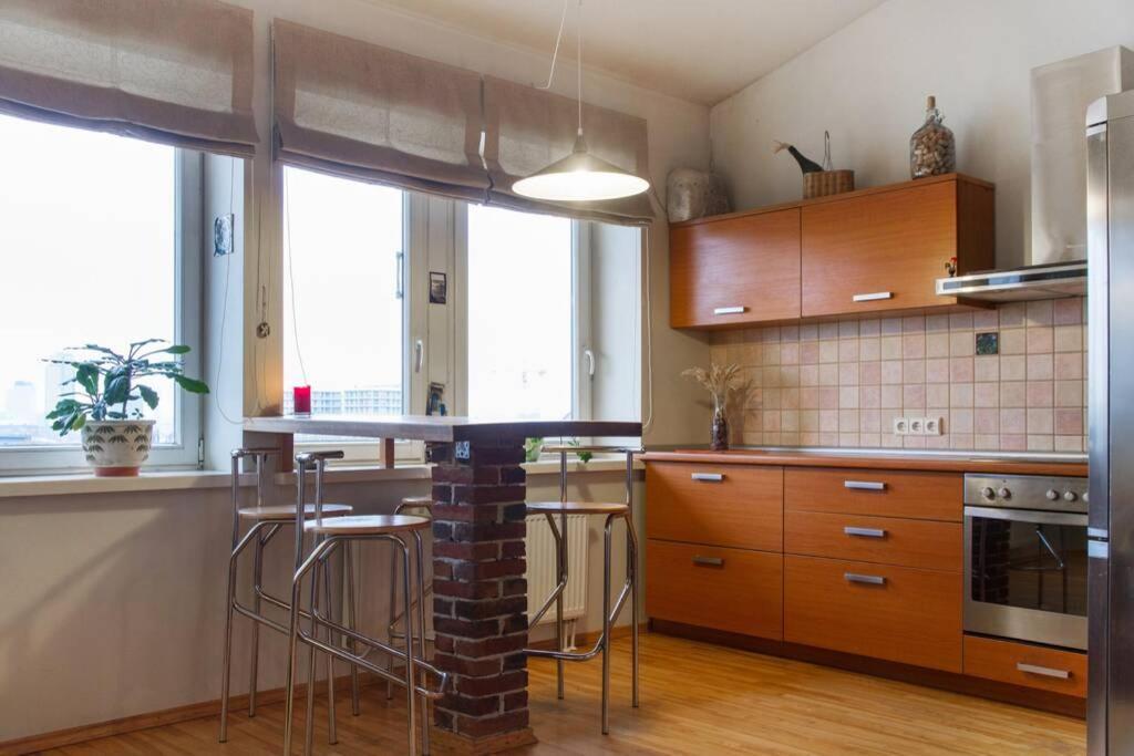Penthouse Apartment With Great Panoramic City View Vilnius Exterior photo